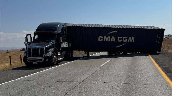 I-90 west in Ellensburg back open