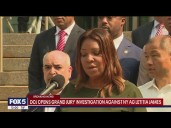 DOJ opens grand jury investigation into NY Attorney General Letitia James