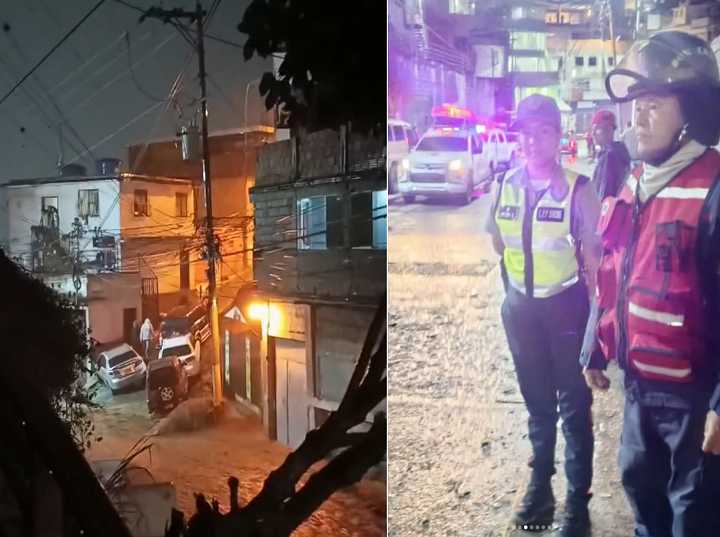 Falleció motorizado al quedar atrapado a causa de las lluvias en la parroquia Sucre