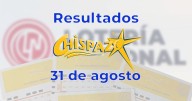 Resultados del Chispazo de hoy 31 de agosto del 2025. Ve los números ganadores
