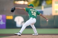 Deadspin | Luis Morales, A's fire two-hitter to cap sweep of Tigers