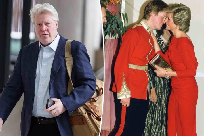Princess Diana's brother brings flowers to burial site 28 years after death
