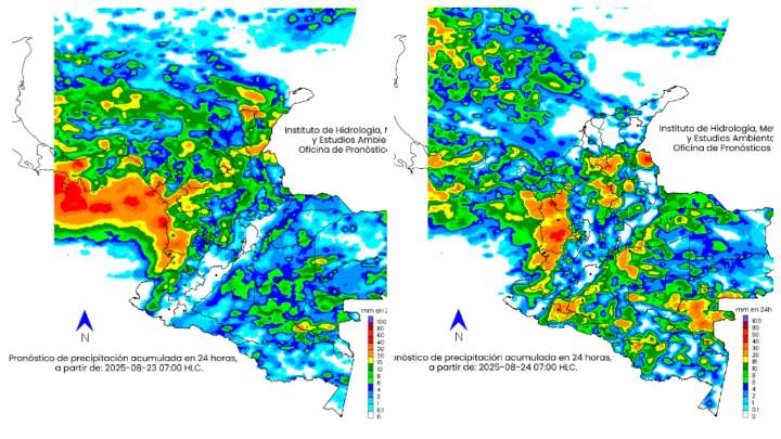 Ideam pronostica tormentas eléctricas durante el fin de semana del 23 y 24 de agosto: ¿dónde?