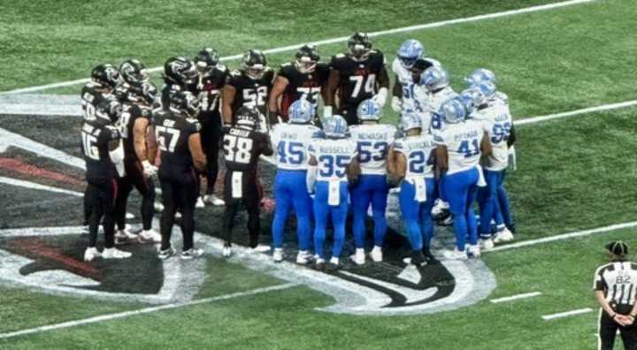VIDEO: Detroit Lions Star Rushed Away In Ambulance After Suffering Horrifying Injury vs. Falcons, Players Gather To Pray
