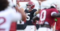 Alabama quarterback Ty Simpson names Tim Tebow as his role model