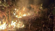 Consume incendio 400 hectáreas de la isla de Holbox, Quintana Roo