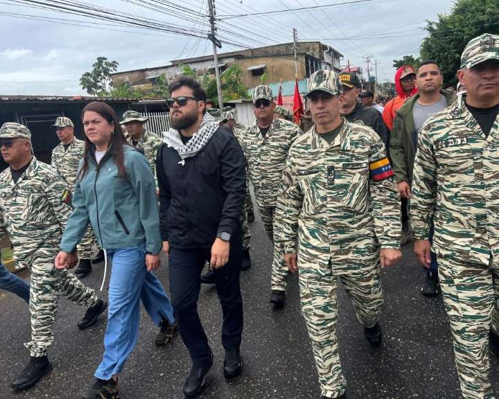 Pueblo de Monagas marchó en contra de las agresiones extranjeras