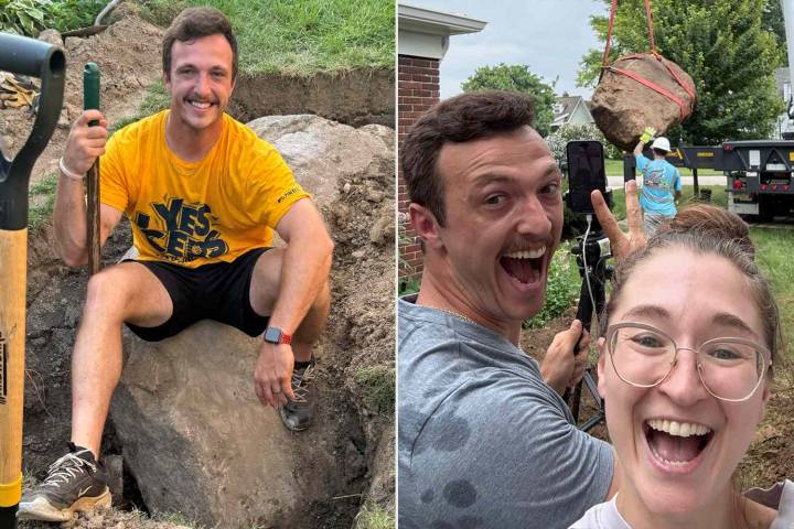 Man Tries to Dig Up Rock in His Front Yard, Finds 10,000