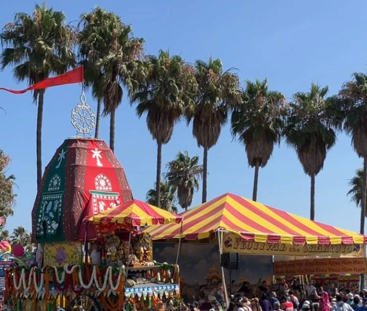 (Video) Festival of Chariots Transforms Venice Beach Into a Showcase of Indian Culture