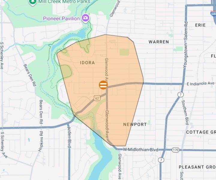 Power cut to hundreds on Youngstown's Southside