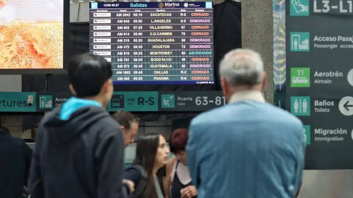Casi 20 mil pasajeros del AICM afectados por suspensión de vuelos tras lluvias