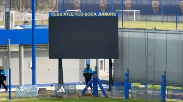 Boca apuesta a la tecnología con una pantalla gigante en el predio de Ezeiza: para qué sirve