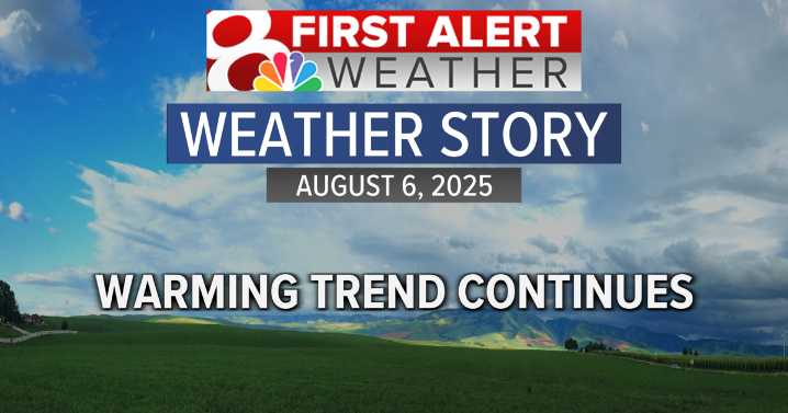 Forecast: Warming trend continues into the weekend