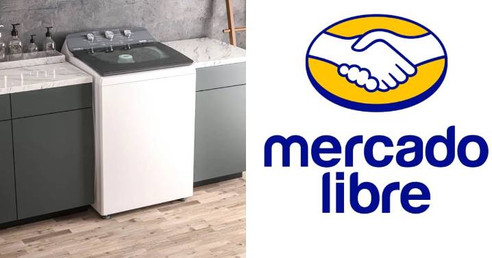 Ofertas en Mercado Libre: lavadora Whirlpool de 22 kilos con 44% de descuento