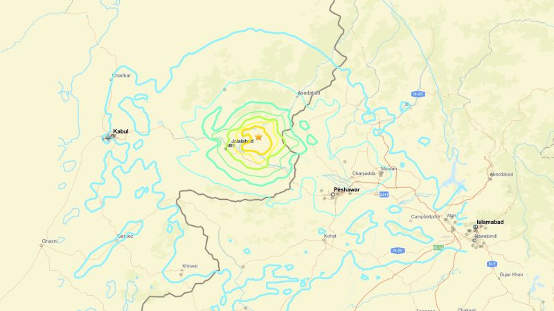 Multiple casualties feared after 6.0-magnitude earthquake rocks eastern Afghanistan