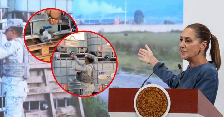 ¡No era huachicol, era agua! Sheinbaum desmiente uso de combustible robado por la Guardia Nacional en la carretera México
