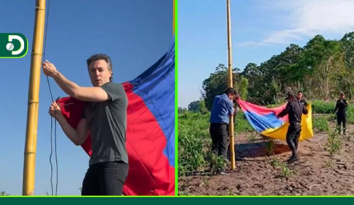 Daniel Quintero izó bandera colombiana en isla Santa Rosa y desata tensión con Perú