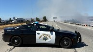 Fire blocks Highway 101 NB near Morgan Hill