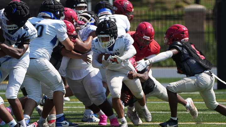William Penn, Howard football teams prepare for season with scrimmage