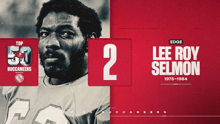 The No. 2 Player in Team History: Lee Roy Selmon | 50 Seasons, Top 50 Buccaneers Revealed