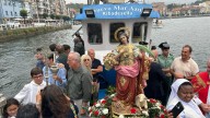 Ribadesella remata con una procesión marítima las fiestas de Santa Marina