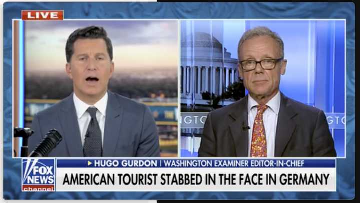Hugo Gurdon says stabbing in Germany isn't unique due to open borders