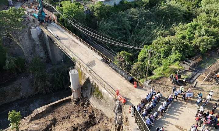 Ariadna Ayala cumple promesa con ampliación del puente Las Vigas en Atlixco