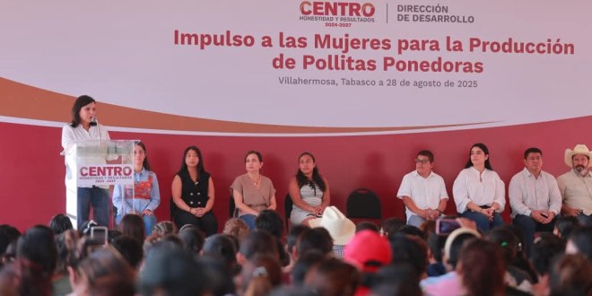 Impulsa Yolanda Osuna alimentación nutritiva en 2,600 hogares con paquetes de pollitas ponedoras