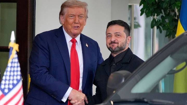 The Latest: Trump says he is setting up direct meeting for Zelenskyy and Putin