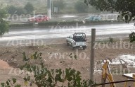 Intensas lluvias provocan encharcamientos y operativos de seguridad en Saltillo
