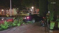 Speeding driver crashes into historic fountain in Southern California