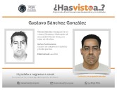 Se busca a Gustavo Sánchez González