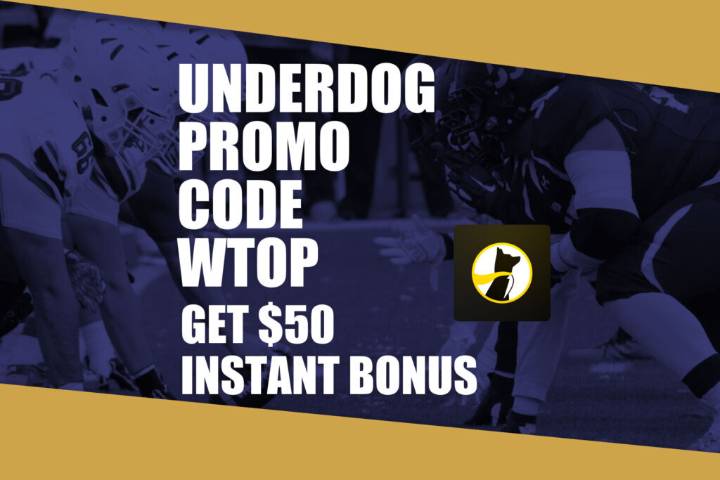 Underdog Promo Code WTOP: Claim Play $5, Get $50 Bonus for UFC, MLB, NFL