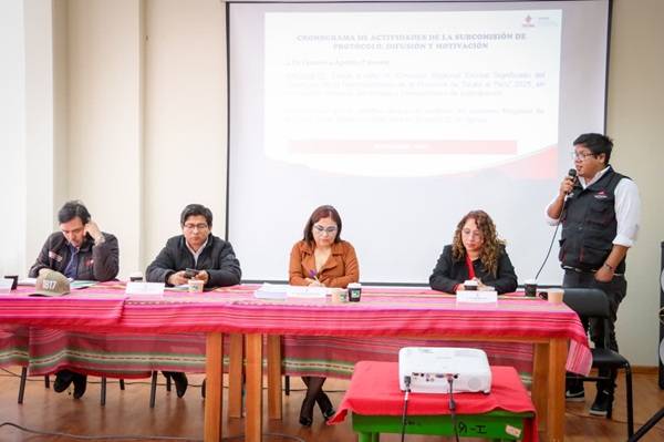 PRESENTAN PROGRAMA DE ACTIVIDADES DE LAS COMISIONES DE CENTENARIO DE TARATA