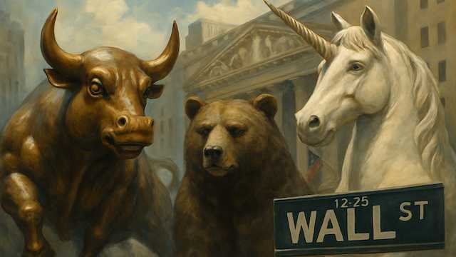 El Toro, el Oso y el Unicornio que dominan Wall Street este 2025