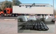 Autoridades incautan en Sonora 1200 paquetes con cocaína ocultos en un traíler
