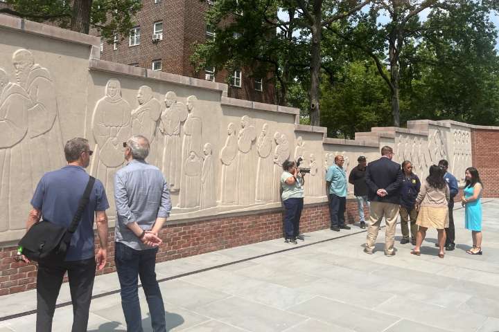 Historic 80-Foot Frieze Restored at Brooklyn NYCHA Complex