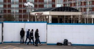 Five arrests as masked men try to storm London hotel amid more asylum protests