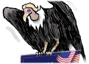 Cartoon about Moms for Liberty vultures in Fairhope ruffled feathers and struck a nerve
