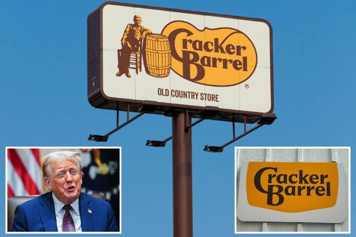 Cracker Barrel changed logo after call with White House -- and thanked President Trump for 'weighing in'