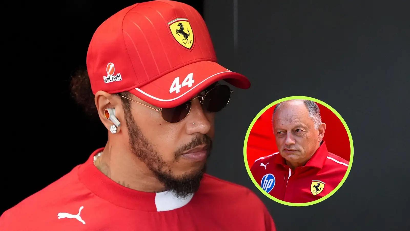 Vasseur leaps to defence of ‘unlucky’ Lewis Hamilton in ‘silly’ admission
