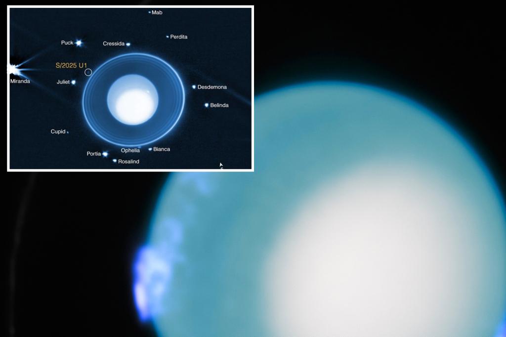 Scientists discover new moon orbiting Uranus