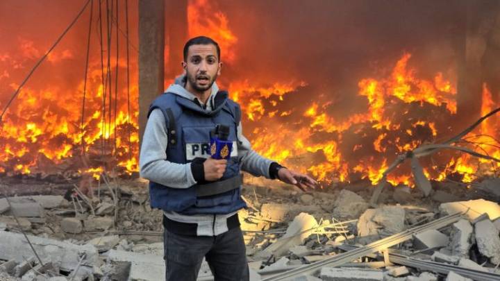Israel asesinó con una bomba a cinco periodistas en Gaza
