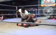 Ring rage! Watch Raja Jackson PUMMEL Syko Stu in horrifying video (Video)