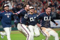 Guardians rally for improbable 5-4 win against Mariners as Cleveland’s 1995 AL Championship team looks on