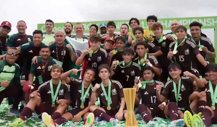 ¡Hasta ahí dominan! México gana el Campeonato de la Concacaf Sub