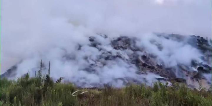 Mulch fire sending smoke across Haywood County, officials say