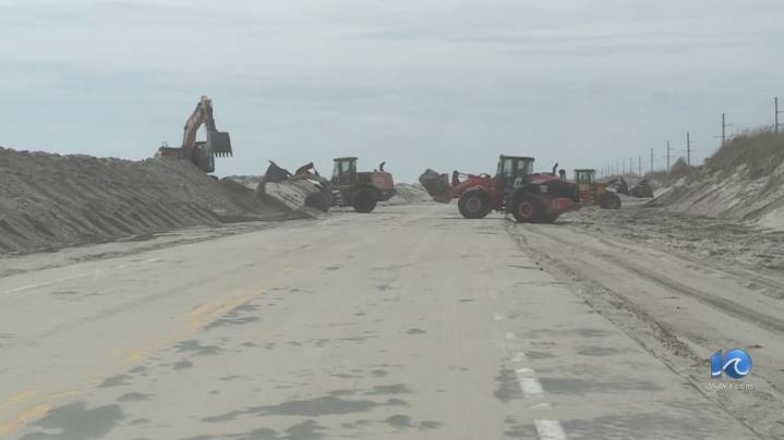 Crews continue work to fully restore NC 12 in OBX