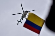 Un helicóptero policial colombiano abatido en un ataque con drones