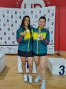 Carolina Rosero y Daniela Toro, medalla de oro en tenis de mes en juegos universitarios